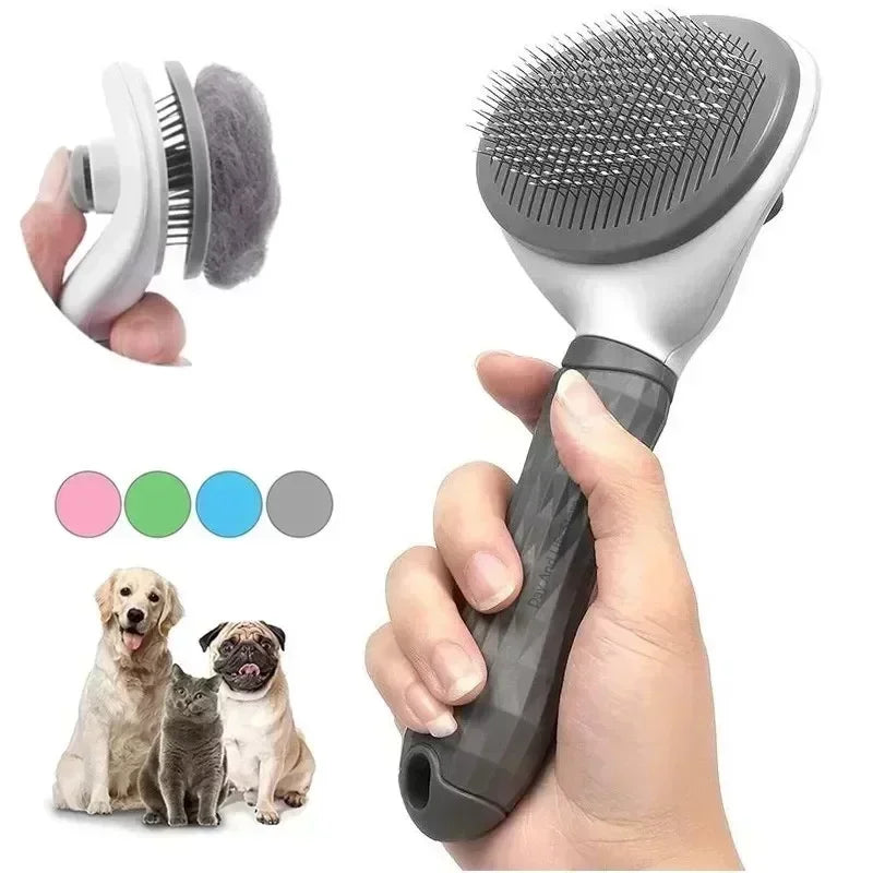 Non Slip Cat Hair Remover Brush Pet Friendly Supplies