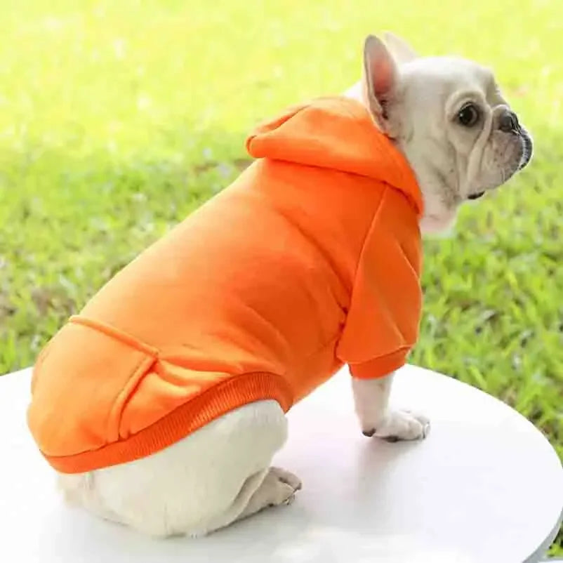 Dog Winter Hooded Sweatshirt Pet Friendly Supplies