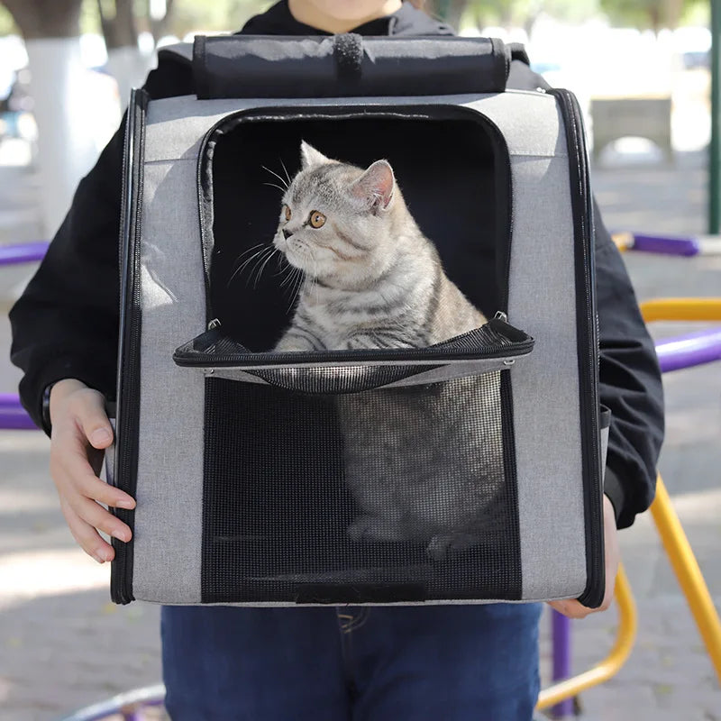 Breathable Outdoor Cat Carrier Shoulder Bag Pet Friendly Supplies