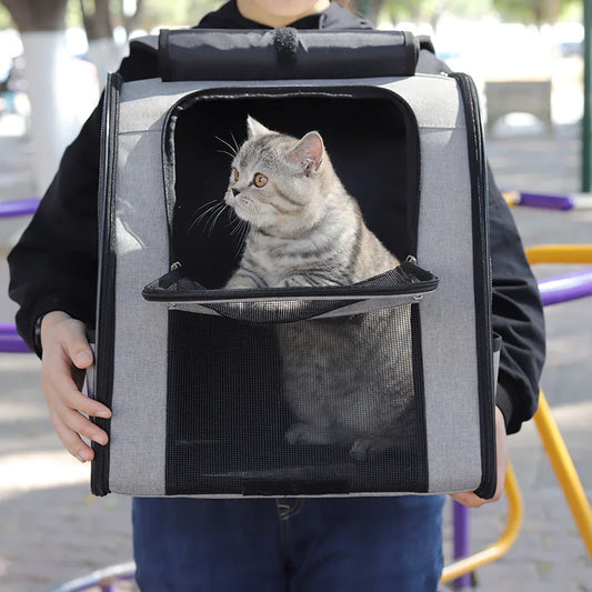 Breathable Outdoor Cat Carrier Shoulder Bag