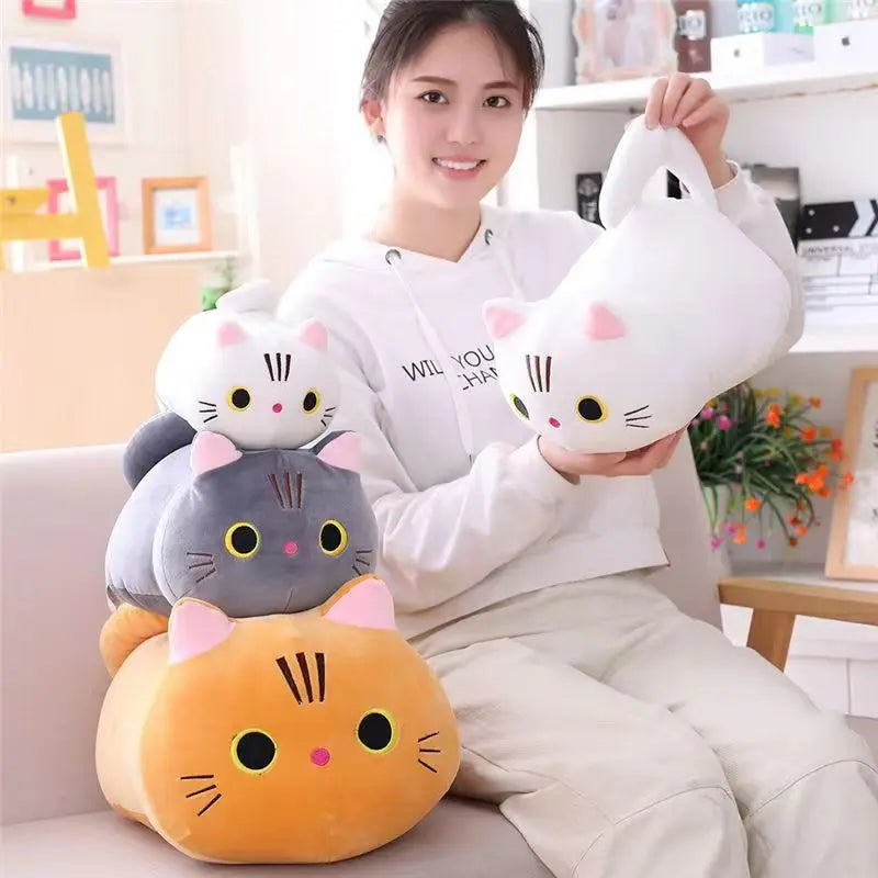 25CM Lovely Cartoon Cat Dolls Stuffed Soft Animal Pet Friendly Supplies