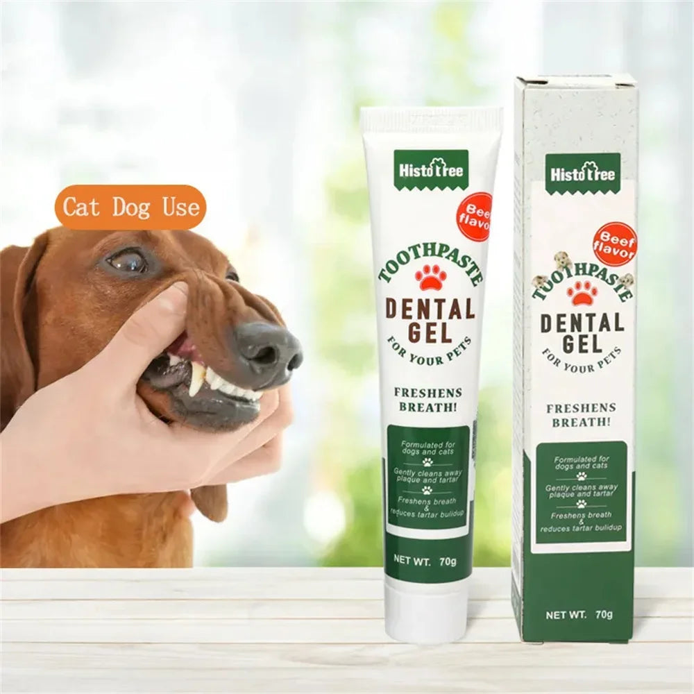 Vanilla & Beef Flavour Pet Toothpaste Pet Friendly Supplies