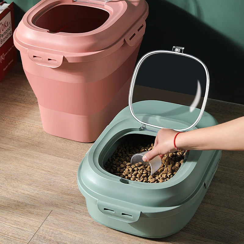 Durable Pet Food Storage Container Pet Friendly Supplies