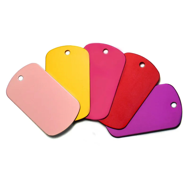 Aluminum Military Pet Id Tags Pet Friendly Supplies