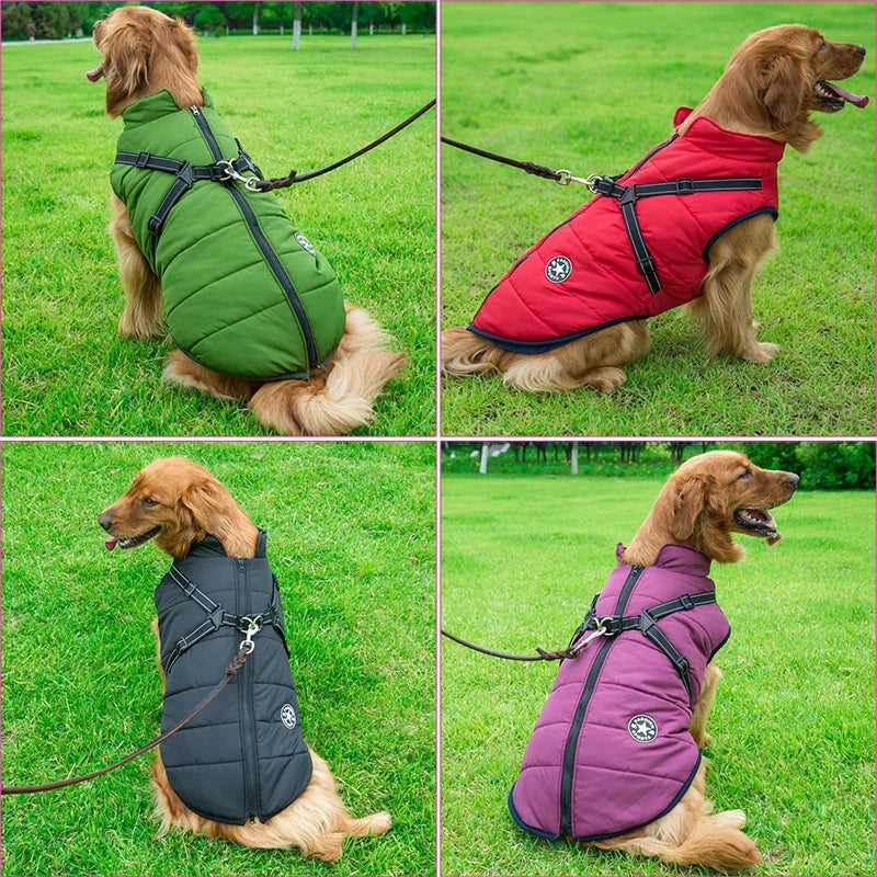 Waterproof Warm Dog Jacket Vest Pet Friendly Supplies