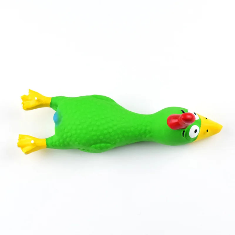 Cute Latex Chicken Shape Pet Squeak Toys Pet Friendly Supplies