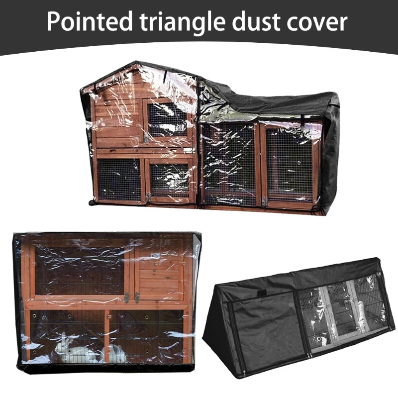 Rabbit Hutch Cover Dust Proof Waterproof Resistant Cage Covers Pet Friendly Supplies