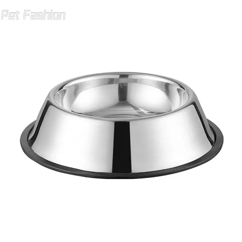 Stainless Steel Dog Bowl Anti-Gulping Slow Feeder Pet Friendly Supplies