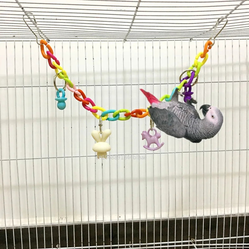 Bird Hanging Swing Toys Exercise Chain - Pet Friendly Supplies