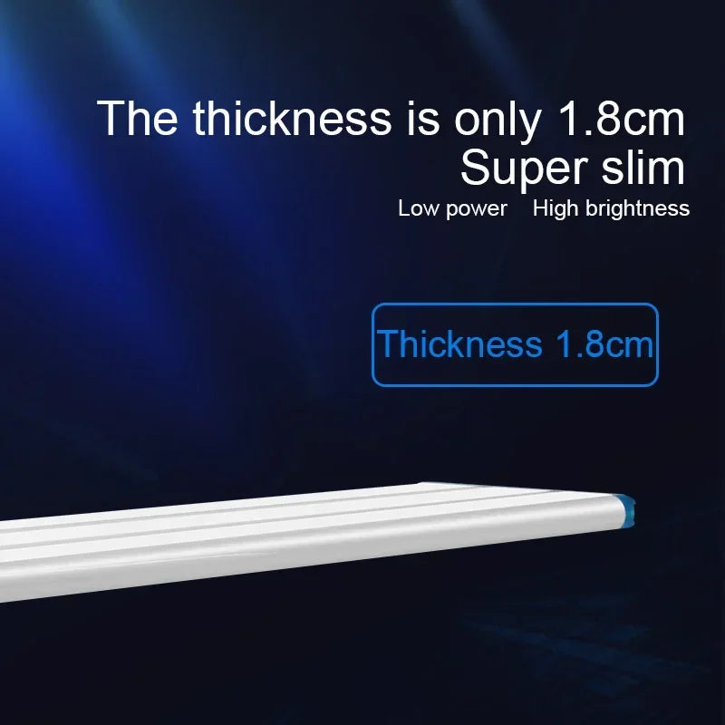 18-75CM Super Slim LEDs Aquarium Lighting Aquatic Plant Light Extensible Waterproof Clip on Lamp For Fish Tank 90-260V Pet Friendly Supplies