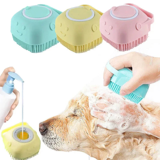 Soft Pet Massage Bath Brush - Pet Friendly Supplies