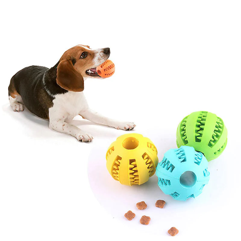 Interactive Dog Teething Ball Pet Friendly Supplies