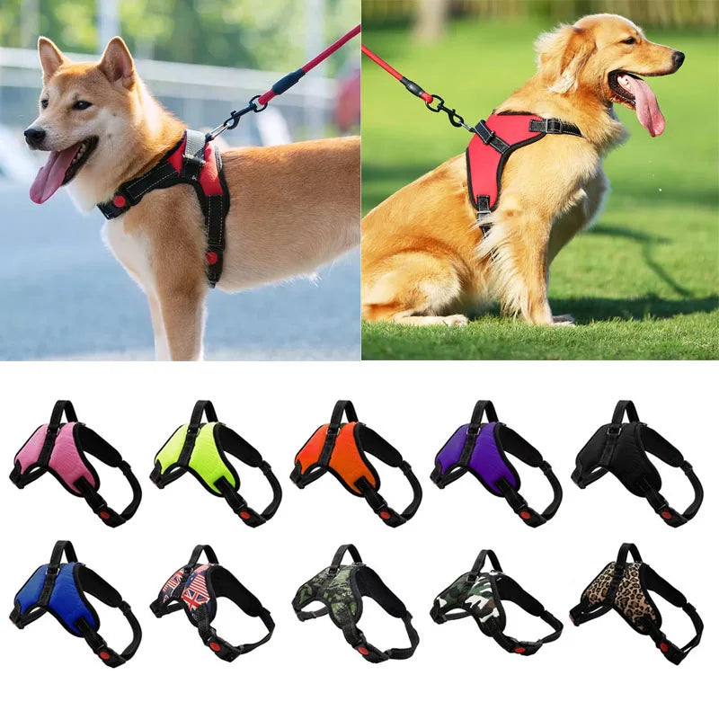 Reflective Dog Harness Pet Friendly Supplies