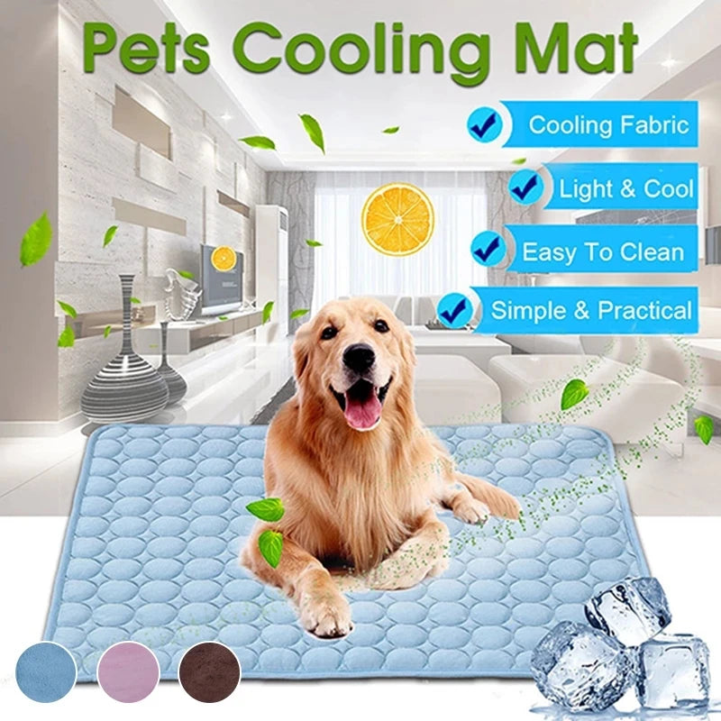 Dog Mat Cooling Summer Pad Pet Friendly Supplies