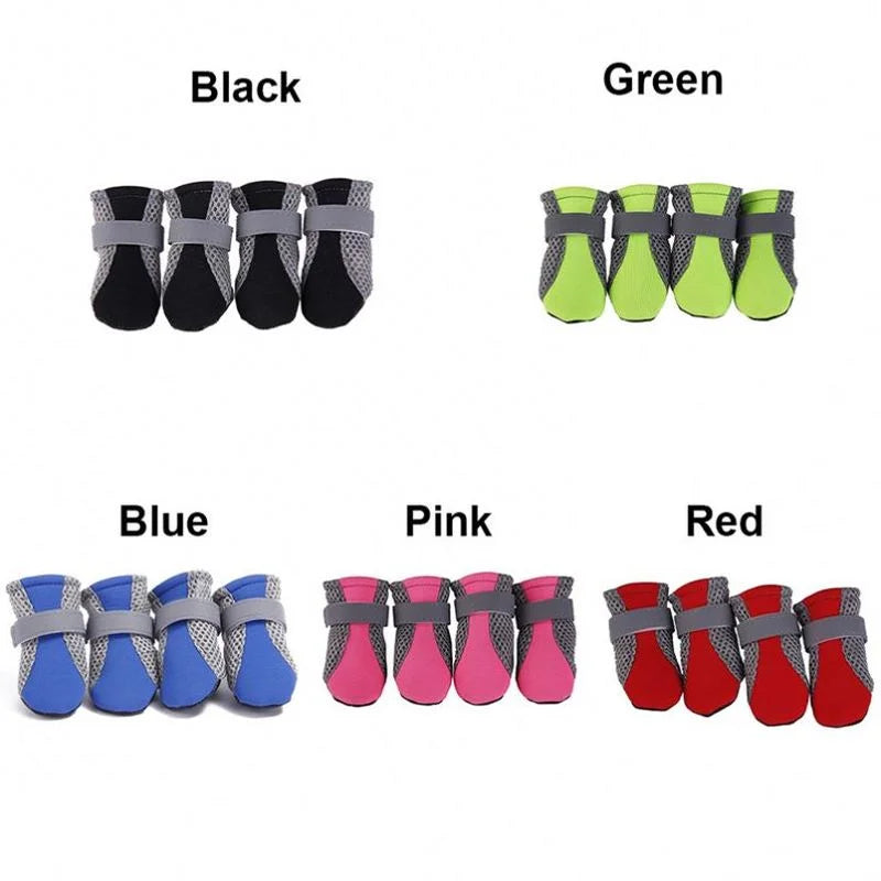 Breathable Waterproof Outdoor Walking Dog Shoes Pet Friendly Supplies