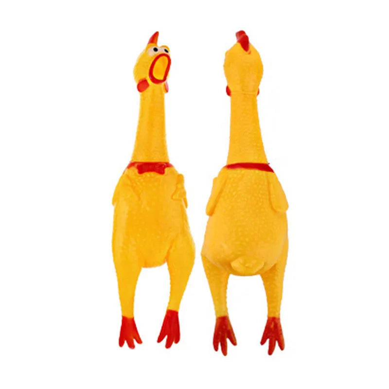 Screaming Chicken Squeeze Sounding Toy For Dogs Pet Friendly Supplies