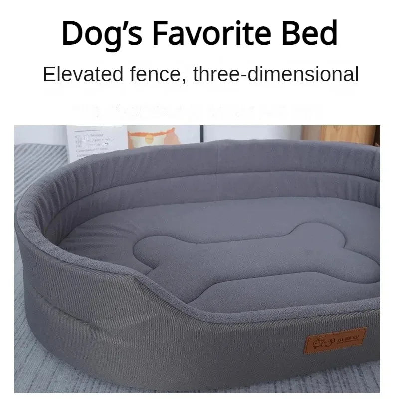 Large Soft Dog Bed Pet Friendly Supplies