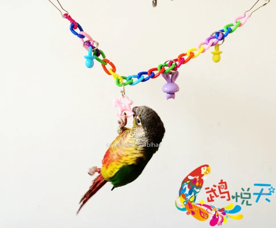 Bird Hanging Swing Toys Exercise Chain - Pet Friendly Supplies