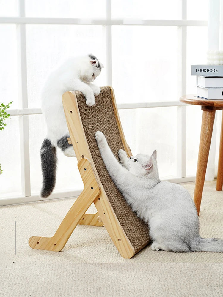 Cat Scratcher Wooden Board Pet Friendly Supplies