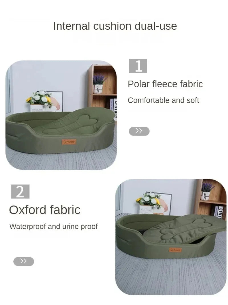 Large Soft Dog Bed Pet Friendly Supplies