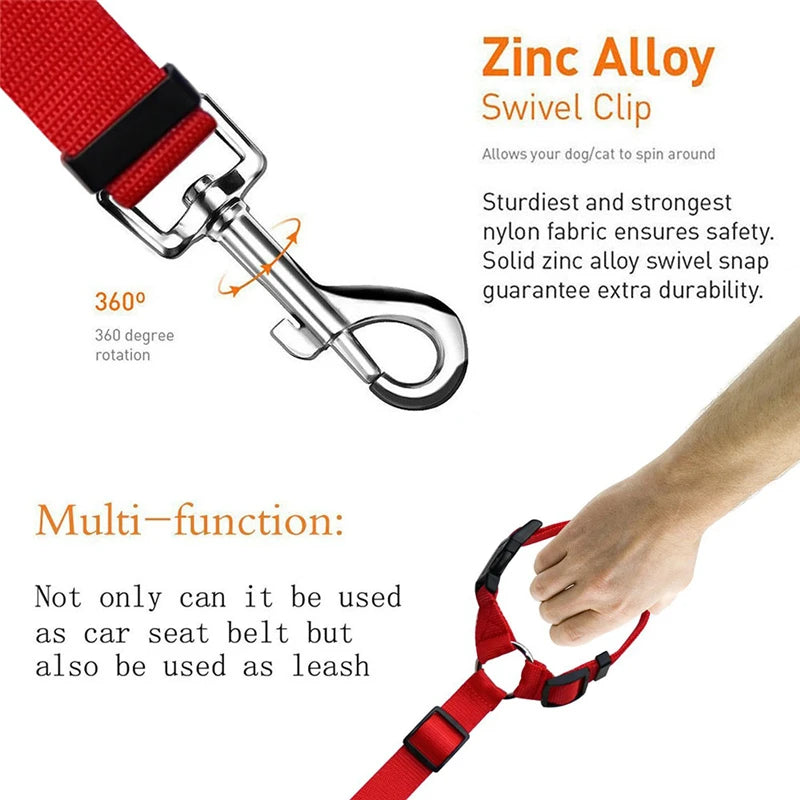 Nylon Safety Belt for Dogs Pet Friendly Supplies