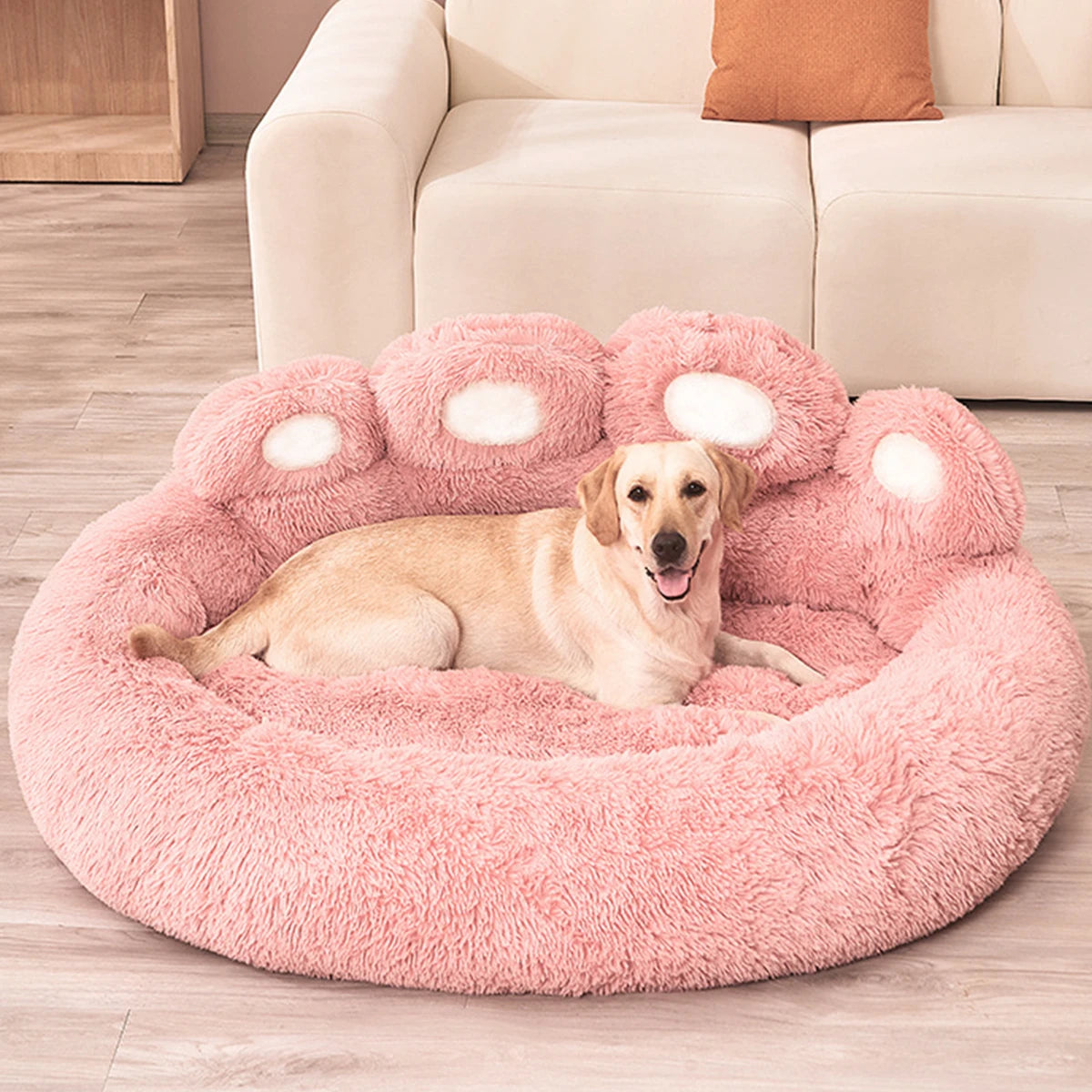 Plush Warm Dog Sofa Bed - Pet Friendly Supplies