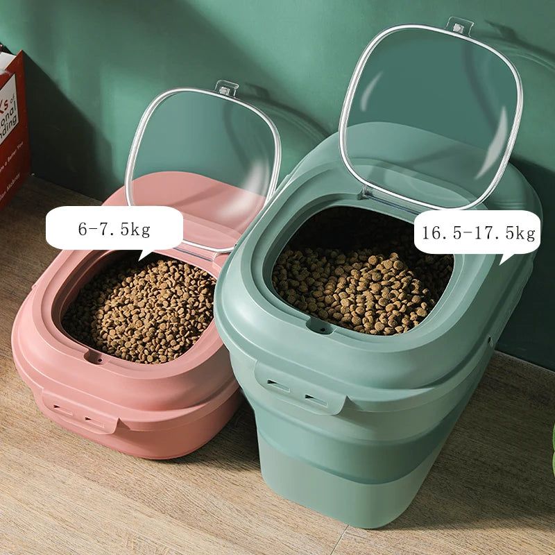 Durable Pet Food Storage Container Pet Friendly Supplies