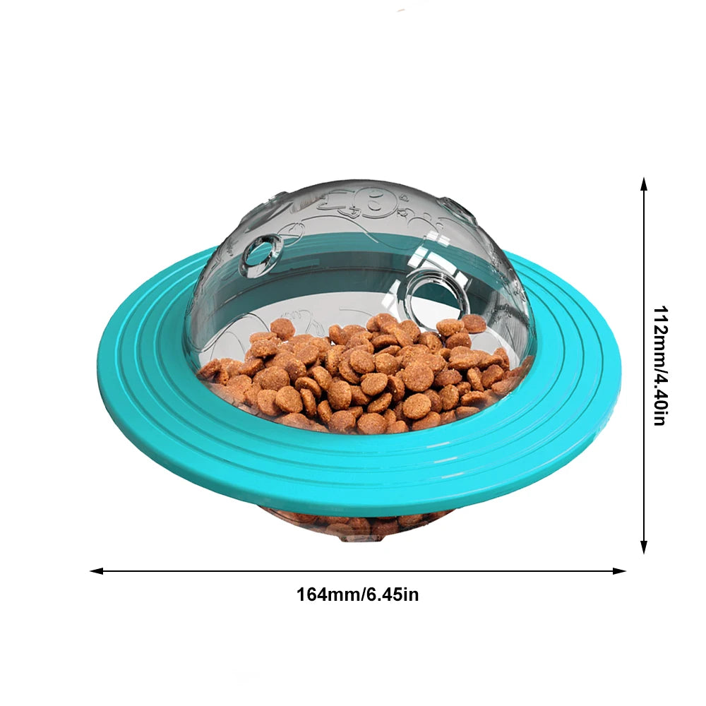 Food Dispensing Spaceship Dog Toy