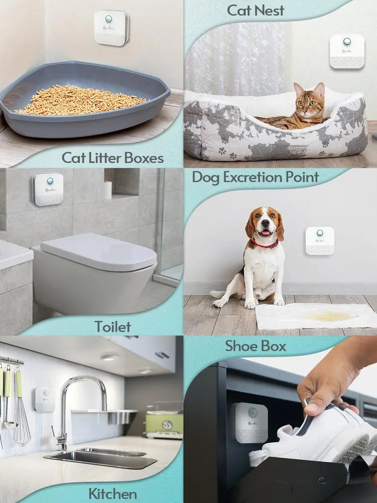 4000mAh Smart Cat Odor Purifier Pet Friendly Supplies