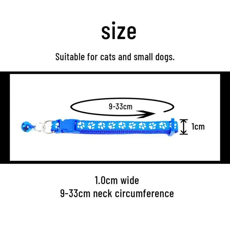 Funny Footprint Cat Collar Pet Friendly Supplies