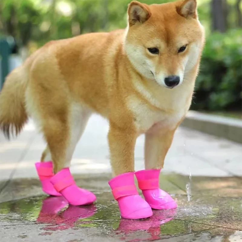 Waterproof Pet Rain Shoes Pet Friendly Supplies