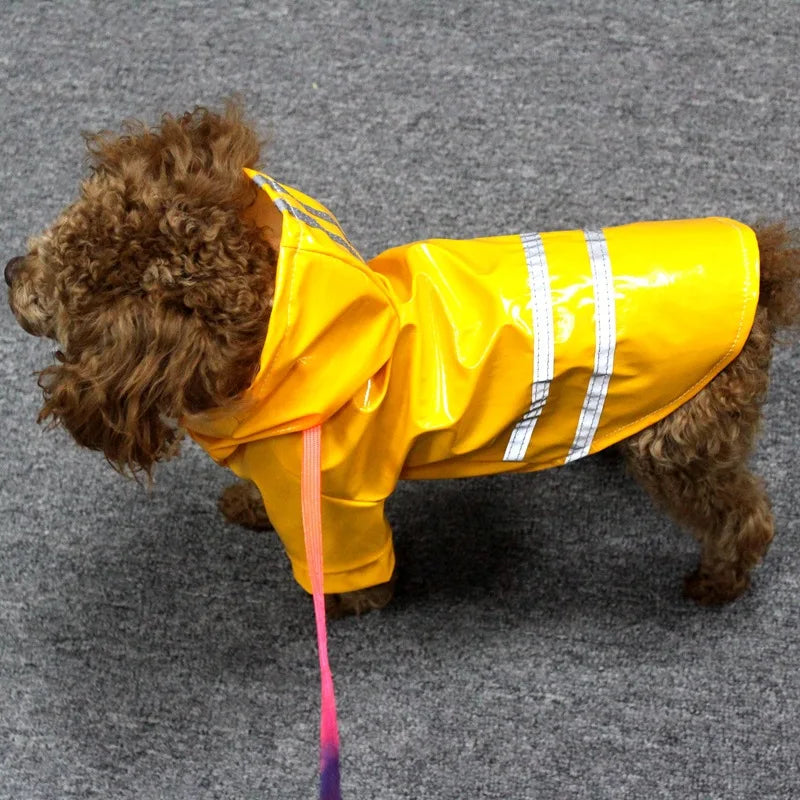 Waterproof and Reflective Dog Raincoat Pet Friendly Supplies