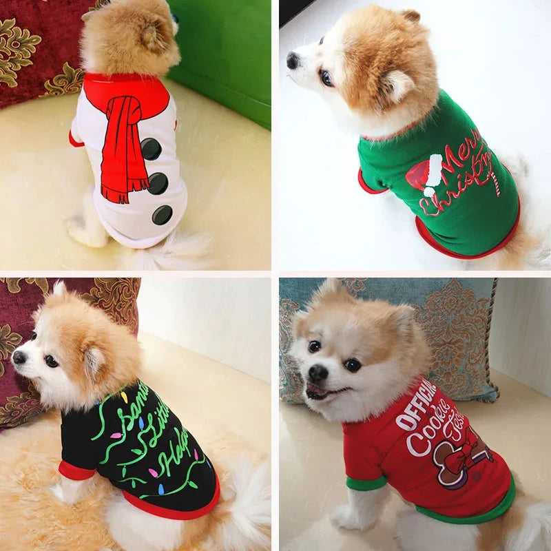 Christmas Dog Outfit Pet Friendly Supplies