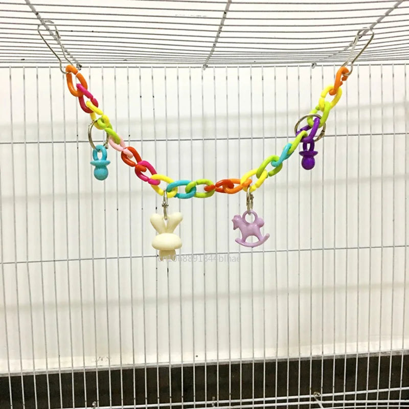 Bird Hanging Swing Toys Exercise Chain - Pet Friendly Supplies