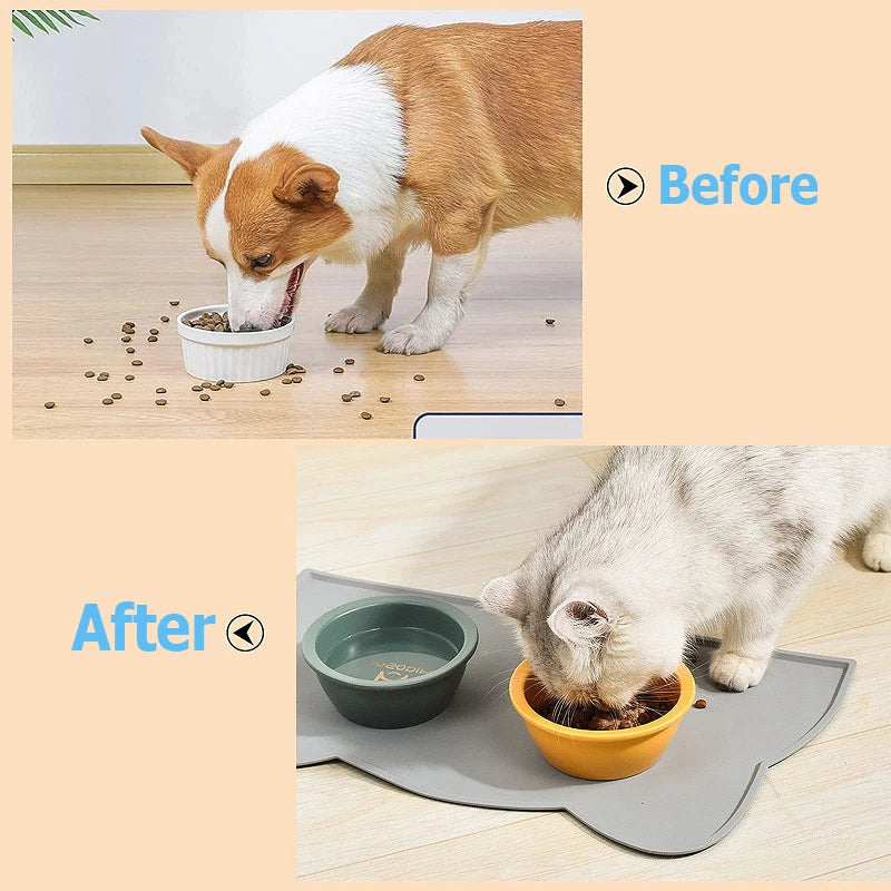 Silicone Feeding Non Stick Waterproof Mat Pet Friendly Supplies