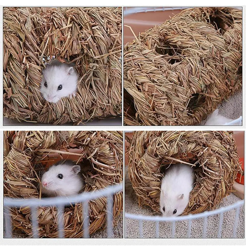 Natural Grass Nest Small Animal Pet Friendly Supplies