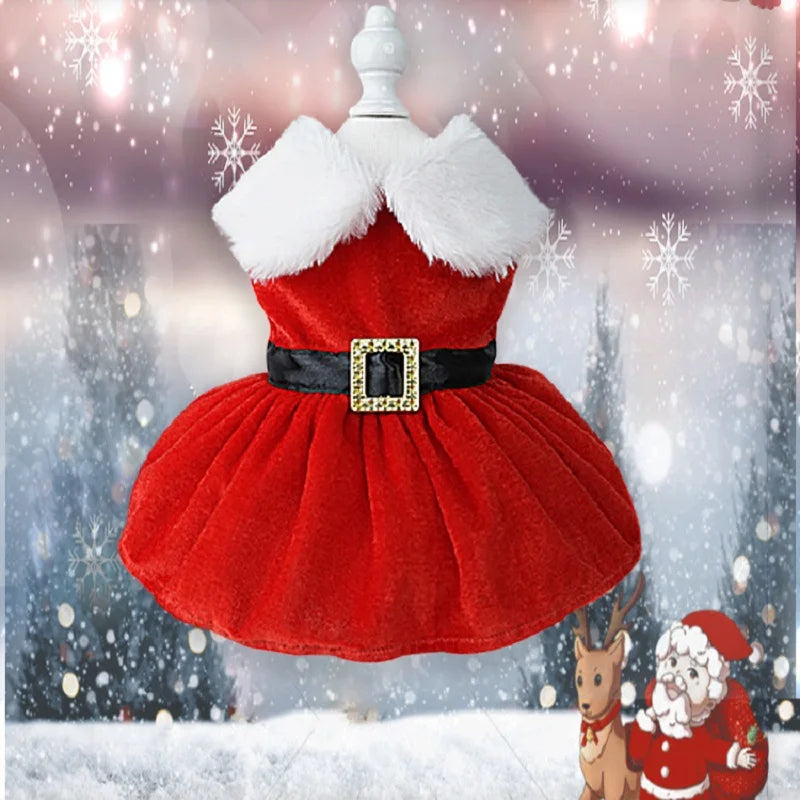 Christmas Dress For A Dog Pet Friendly Supplies