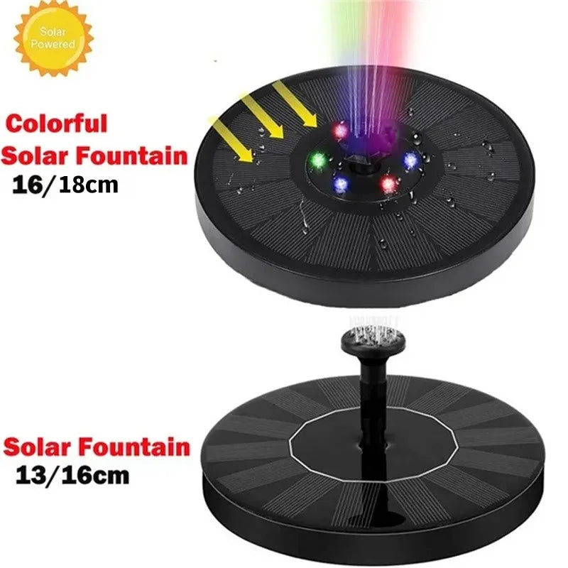 Beautiful Solar LED Fountain - Pet Friendly Supplies