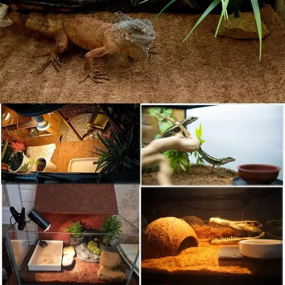 Reptile Carpet Natural Coconut Fiber Pet Friendly Supplies