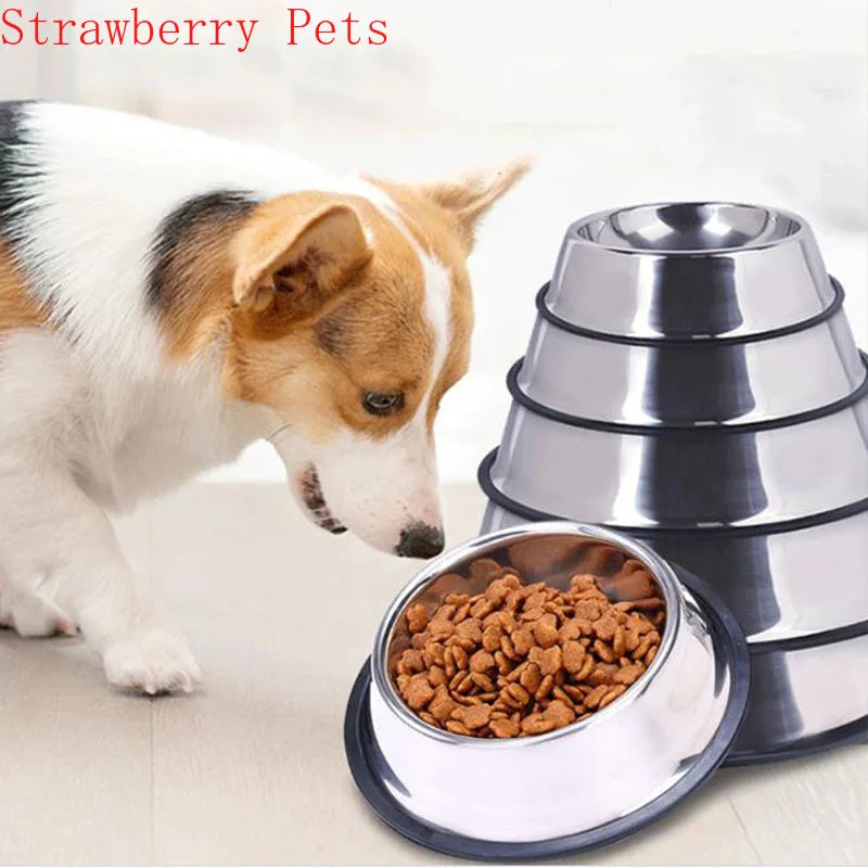 Stainless Steel Bowl Pet Friendly Supplies