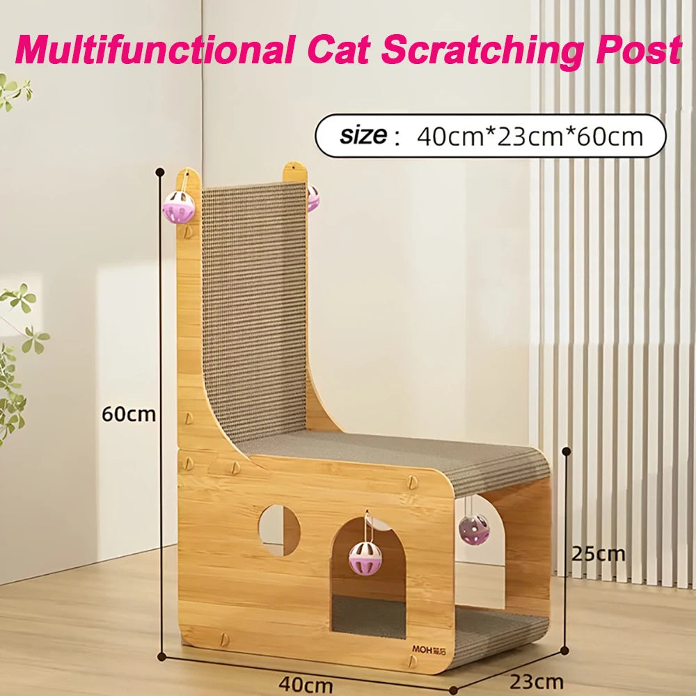 L-Shaped Cat Scratching Post Pet Friendly Supplies