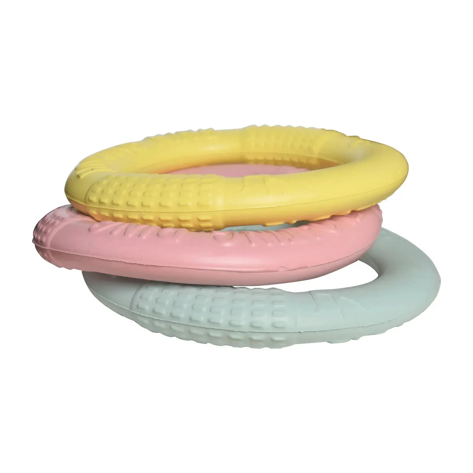 Mini Puppy Flying Disk Teether Rubber Ring. - Pet Friendly Supplies