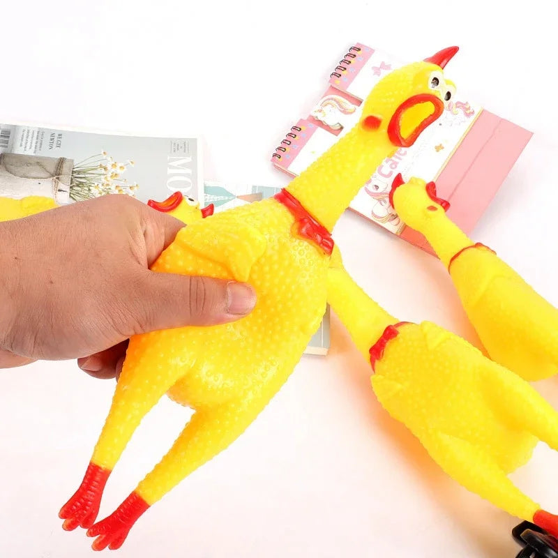 Funny Screaming Chicken Dog Chew Toy Pet Friendly Supplies