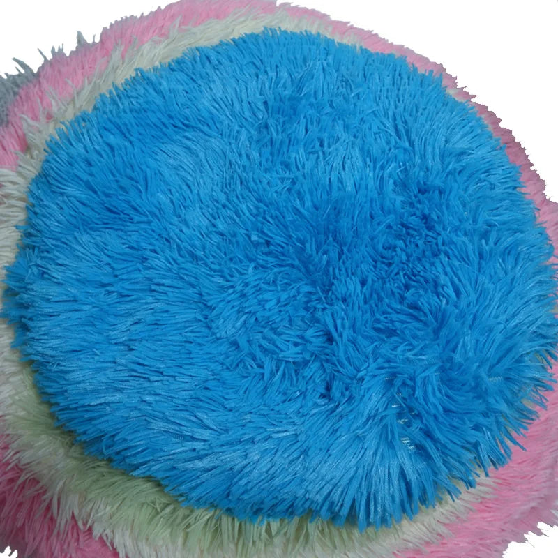 Soft Plush Round Mat Pet Friendly Supplies