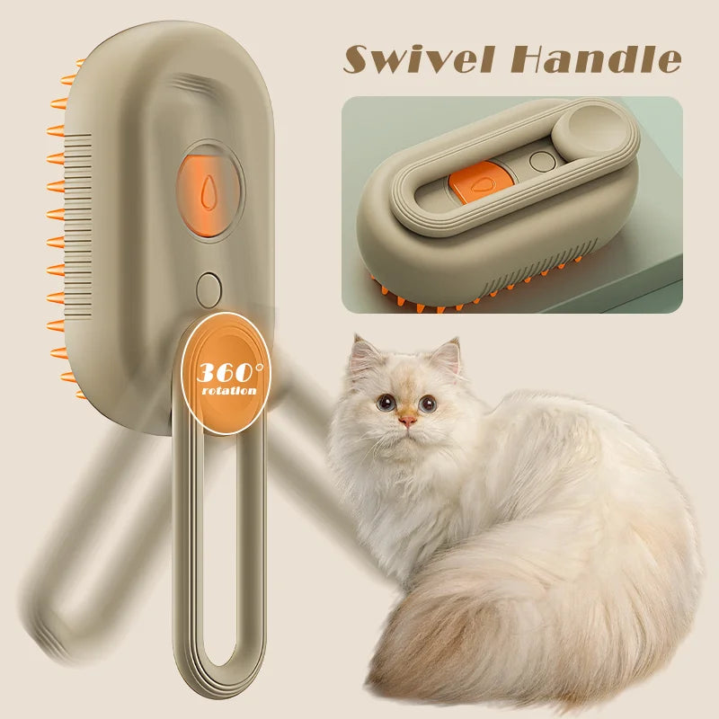 Cat Steam Brush Pet Friendly Supplies