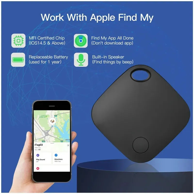 Smart Bluetooth GPS Tracker Pet Friendly Supplies