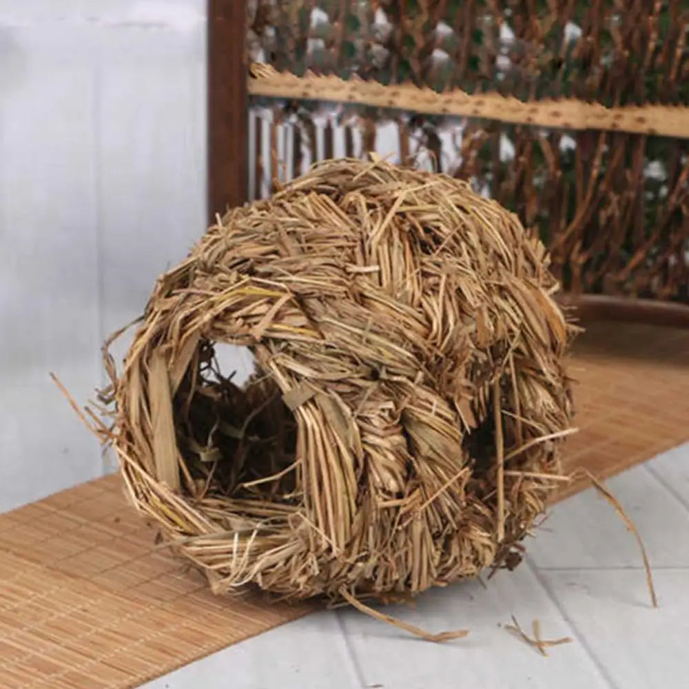 Natural Grass Nest Small Animal Pet Friendly Supplies