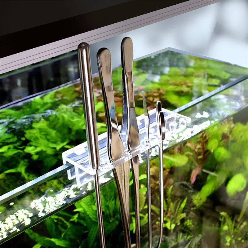 Stainless steel aquarium plant tools Tank cleaning tweezers Aquarium scissors Aquarium cleaning tools Pet Friendly Supplies