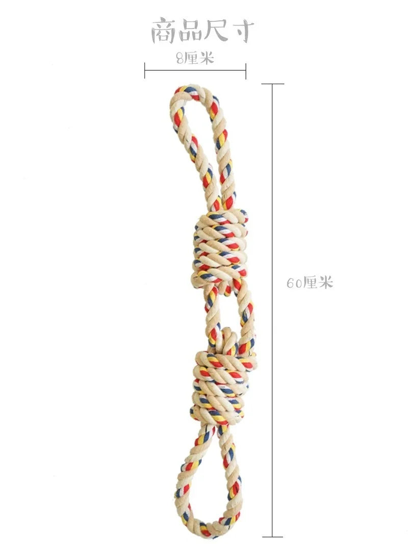 60CM Bite Molar Tooth rope dog toy Pet Friendly Supplies