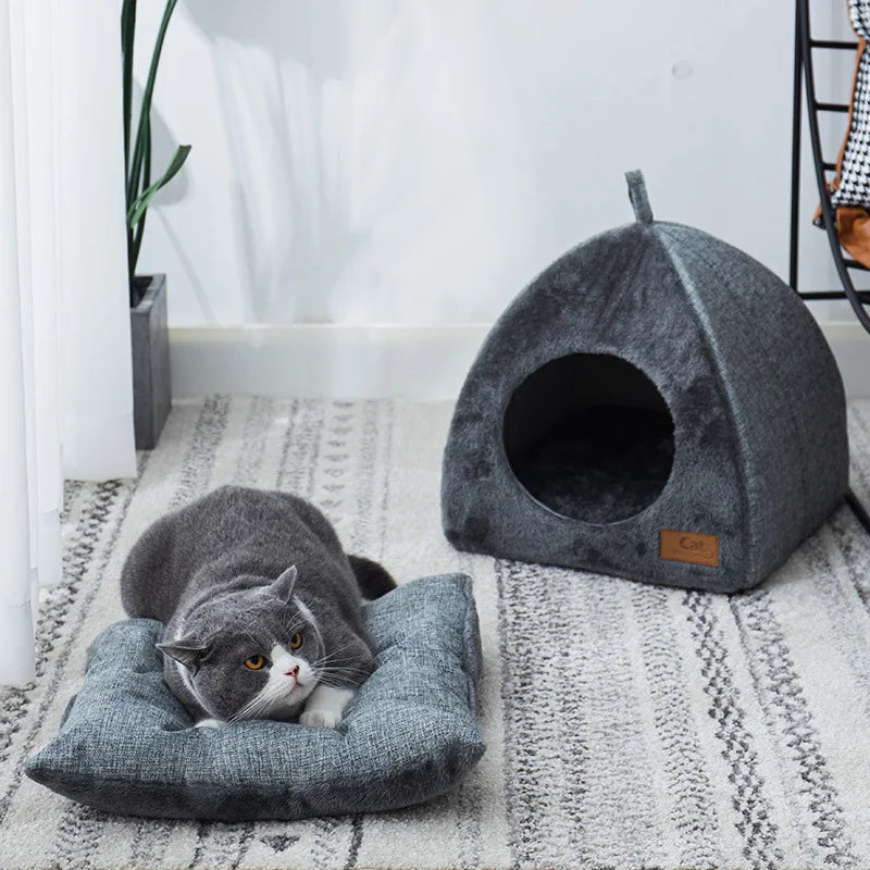 Soft Cat Bed Pet Friendly Supplies